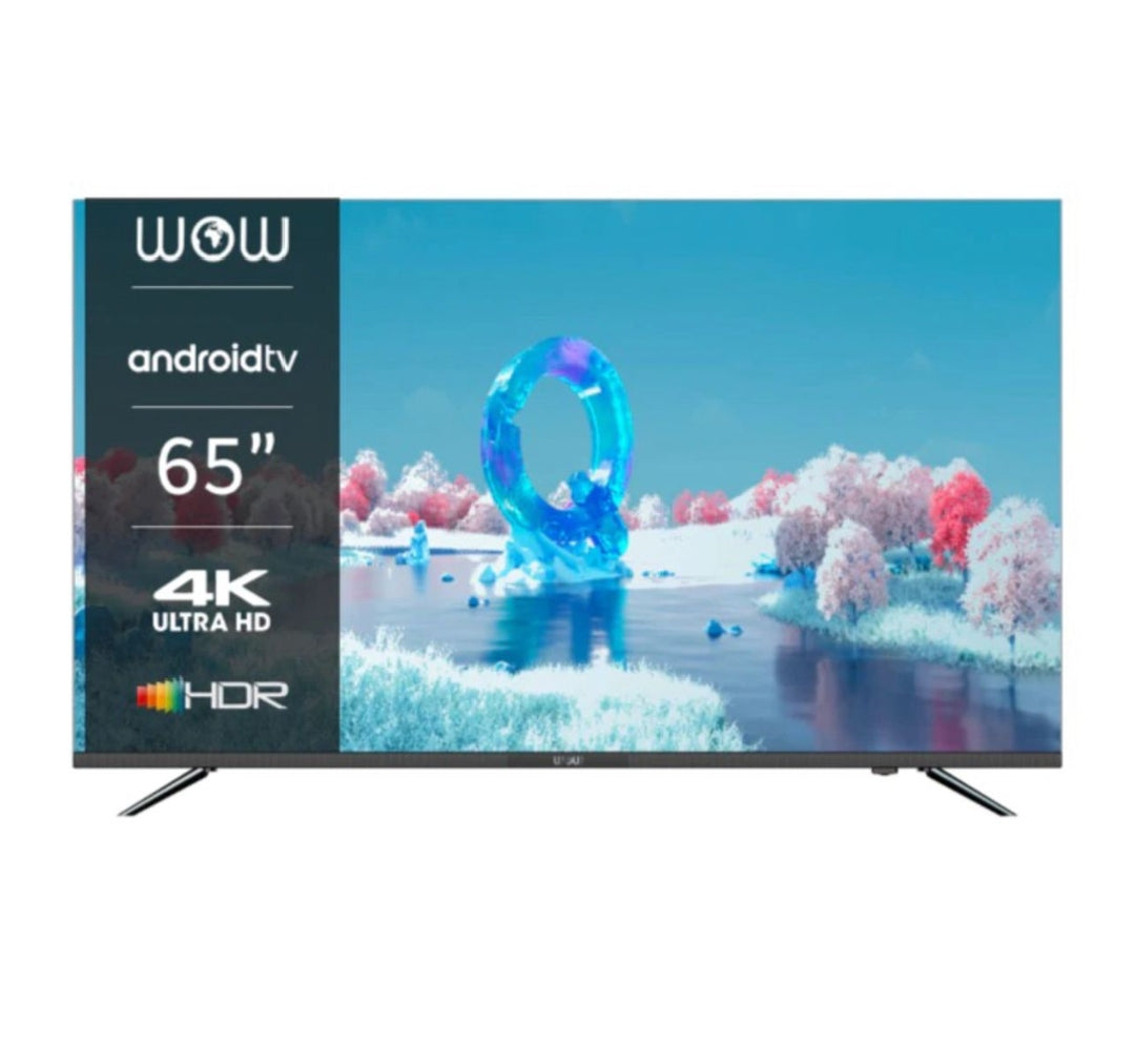 Televiseur WOW 65 pouces smart android tv 4k